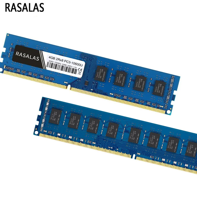 Память Rasalas для настольного ПК 8 ГБ 4 Гб DDR3 1600 1333 МГц PC3L 12800U 1 5 В 35 в низкое