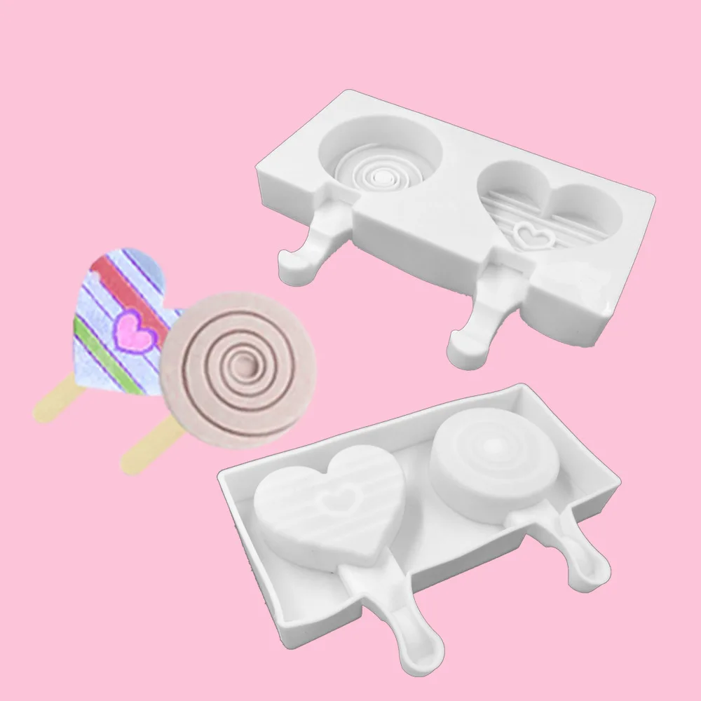 Diamond Love Heart Silicone Ice Cream Molds With Lid Wedding valentine‘s day Dessert Frozen Popsicle Molds DIY Ice Cubes Maker
Diamond Love Heart Silicone Ice Cream Molds With Lid Wedding valentine‘s day Dessert Frozen Popsicle Molds DIY Ice Cubes Maker