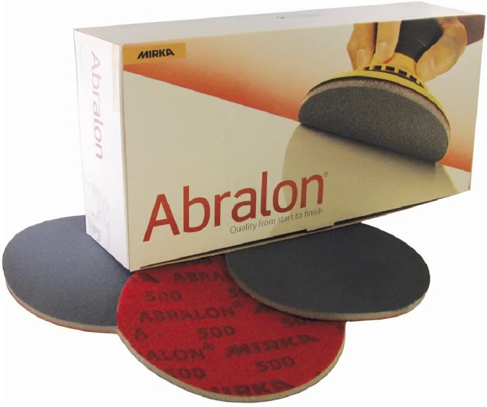 6 Inch Mirka 8A-241 Abralon , 180-4000 Grit Foam Hook & Loop Polishing & Buffing Discs ,150mm Sanding Disc,20 Pieces
6 Inch Mirka 8A-241 Abralon , 180-4000 Grit Foam Hook & Loop Polishing & Buffing Discs ,150mm Sanding Disc,20 Pieces