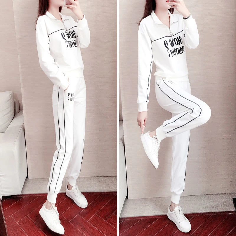 Женский спортивный костюм с буквенным принтом, Повседневный пуловер, Свитшот и спортивные брюки в стиле хип-поп, черный и белый комплект из 2...
Женский спортивный костюм с буквенным принтом, Повседневный пуловер, Свитшот и спортивные брюки в стиле хип-поп, черный и белый комплект из 2...