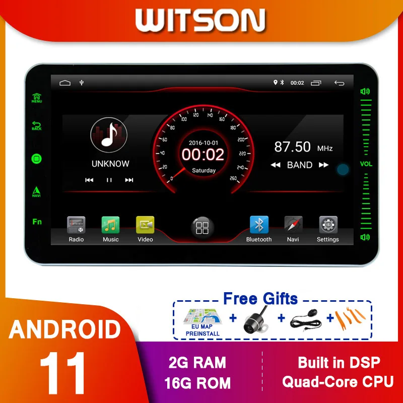 WITSON Android 11 Car GPS For Universal One Din DVD Car Radio Multimedia tape recorder bluetooth navigation
WITSON Android 11 Car GPS For Universal One Din DVD Car Radio Multimedia tape recorder bluetooth navigation