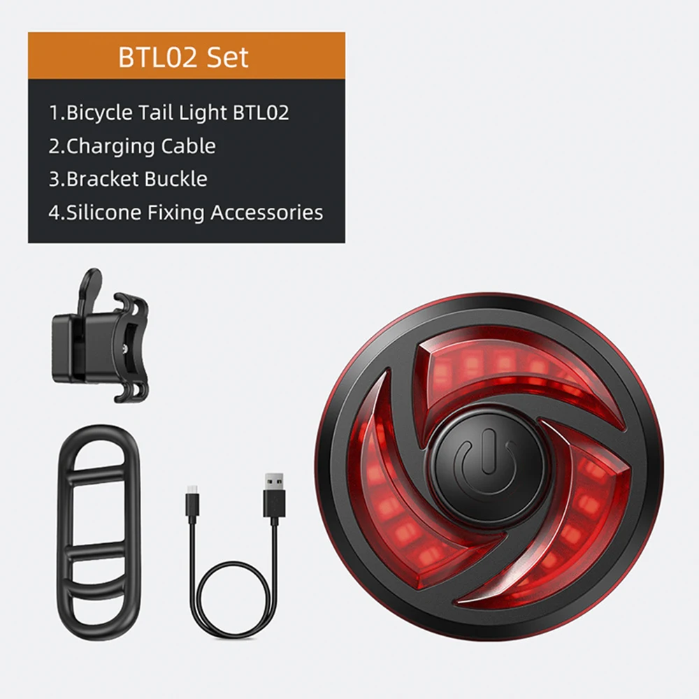 Bicycle Accessory Compact Portable Sensor Bike Brake Light for Commuters and Night Riders WEIMEAN BTL02
Bicycle Accessory Compact Portable Sensor Bike Brake Light for Commuters and Night Riders WEIMEAN BTL02