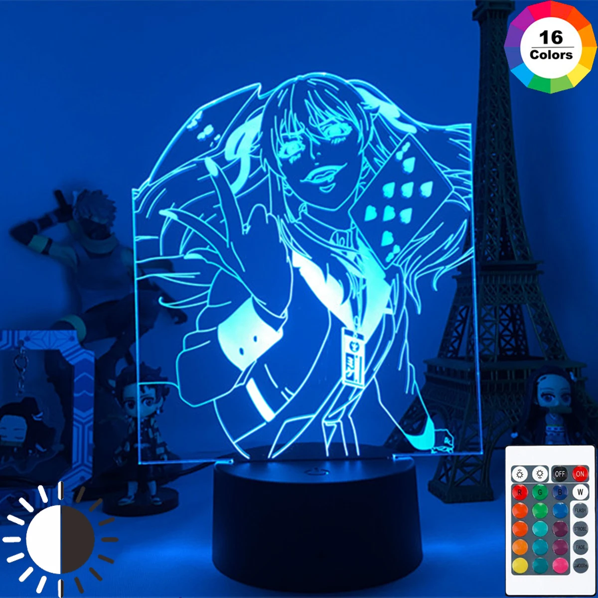 Anime Kakegurui LED 3D Night Light Jabami Yumeko Compulsive Gambler Bedroom Decoration Night Light Gift Waifu Model Statue Toy
Anime Kakegurui LED 3D Night Light Jabami Yumeko Compulsive Gambler Bedroom Decoration Night Light Gift Waifu Model Statue Toy