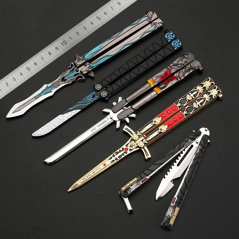 Practice Butterfly in Knife Stainless Steel Knife Cs Go Game Knife Folding Blade Training Butterfly in Knife No Edge Dull Tools
Practice Butterfly in Knife Stainless Steel Knife Cs Go Game Knife Folding Blade Training Butterfly in Knife No Edge Dull Tools