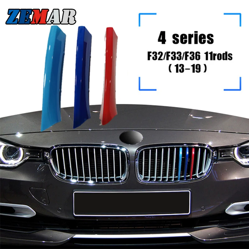 ZEMAR 3pcs ABS For BMW 4 Series F33 F32 F36 Car Racing Grille Strip Trim Clip M Power Performance Car Sport Accessories
ZEMAR 3pcs ABS For BMW 4 Series F33 F32 F36 Car Racing Grille Strip Trim Clip M Power Performance Car Sport Accessories