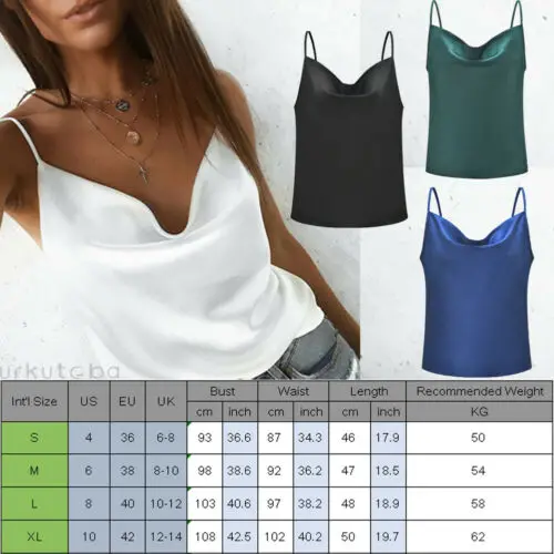 Sexy Women Silk T-Shirt Casual Tops Elegant Ladies Loose Tee Sleeveless Vest Dames Femme T-Shirts
Sexy Women Silk T-Shirt Casual Tops Elegant Ladies Loose Tee Sleeveless Vest Dames Femme T-Shirts