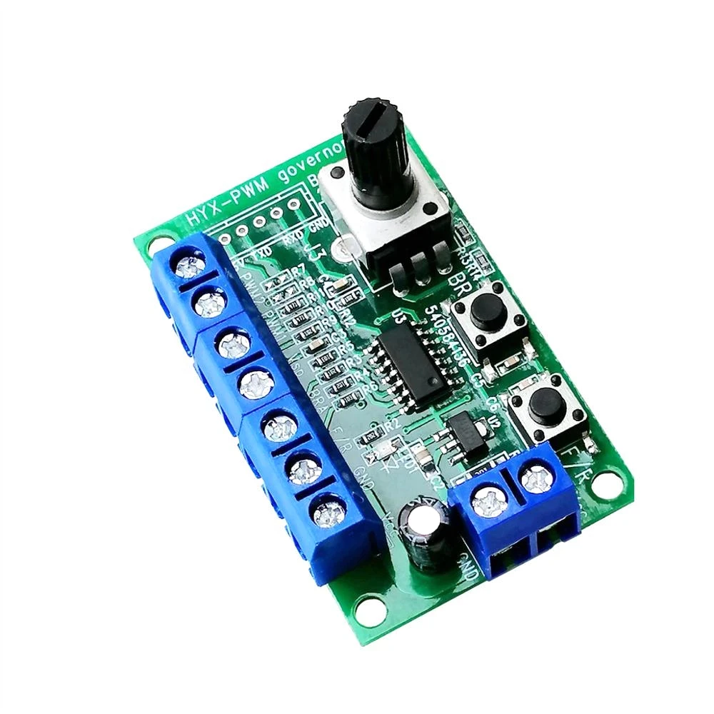 Brushless Motor PWM Controller Speed DC 6V 12V 18V 24V BLDC 5V-28V 2A Adjustable Brake Reversed Forward CW CCW Electric Moter
Brushless Motor PWM Controller Speed DC 6V 12V 18V 24V BLDC 5V-28V 2A Adjustable Brake Reversed Forward CW CCW Electric Moter