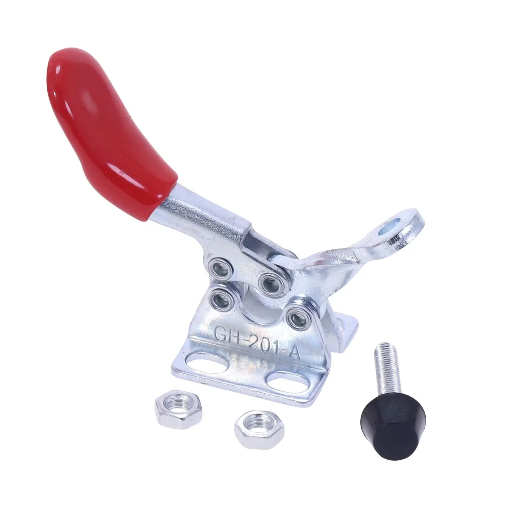 4pcs GH-201A Horizontal Toggle Clamp Quick-Release Toggle Clamps Set Vertical Toggle Clamp Hand Clip Tool
4pcs GH-201A Horizontal Toggle Clamp Quick-Release Toggle Clamps Set Vertical Toggle Clamp Hand Clip Tool