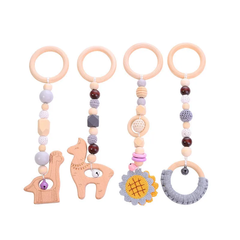 4 pcs/set Baby Room Hanging Decor Ornaments Wood Chain Rattle Toys Kids Gym Play Rack Ring-pull Hanging Decoration Accessorie
4 pcs/set Baby Room Hanging Decor Ornaments Wood Chain Rattle Toys Kids Gym Play Rack Ring-pull Hanging Decoration Accessorie