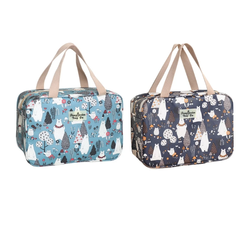 896A Large Toiletry Wash Bag Cartoon Bear Print Zippered Makeup Tote Handbag Waterproof Women Men Swim Gym Organizer Pouch
896A Large Toiletry Wash Bag Cartoon Bear Print Zippered Makeup Tote Handbag Waterproof Women Men Swim Gym Organizer Pouch