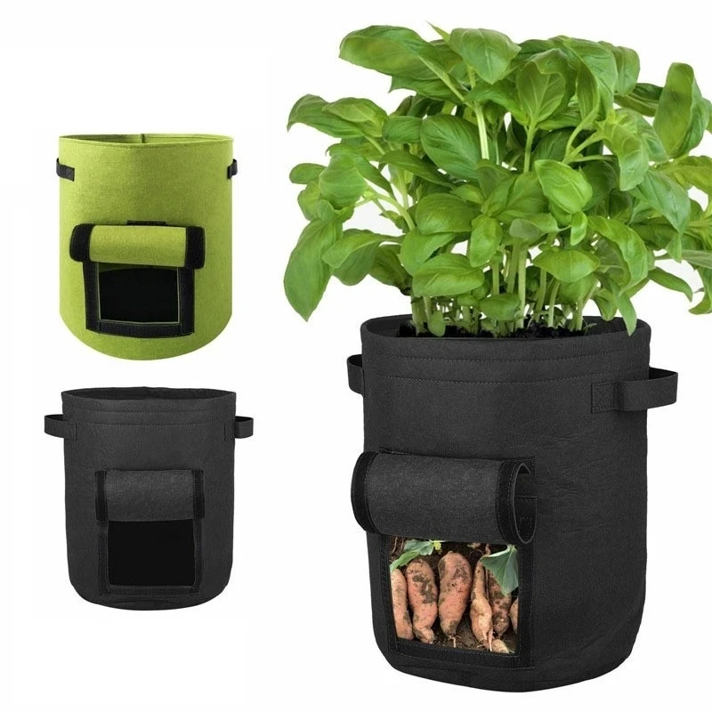 Plant Growing Bag Home Garden Potato Pot Strawberry Vegetable Plant Grow Bag Garden Pot Vertical Planting Tool Seedlings Planter
Plant Growing Bag Home Garden Potato Pot Strawberry Vegetable Plant Grow Bag Garden Pot Vertical Planting Tool Seedlings Planter