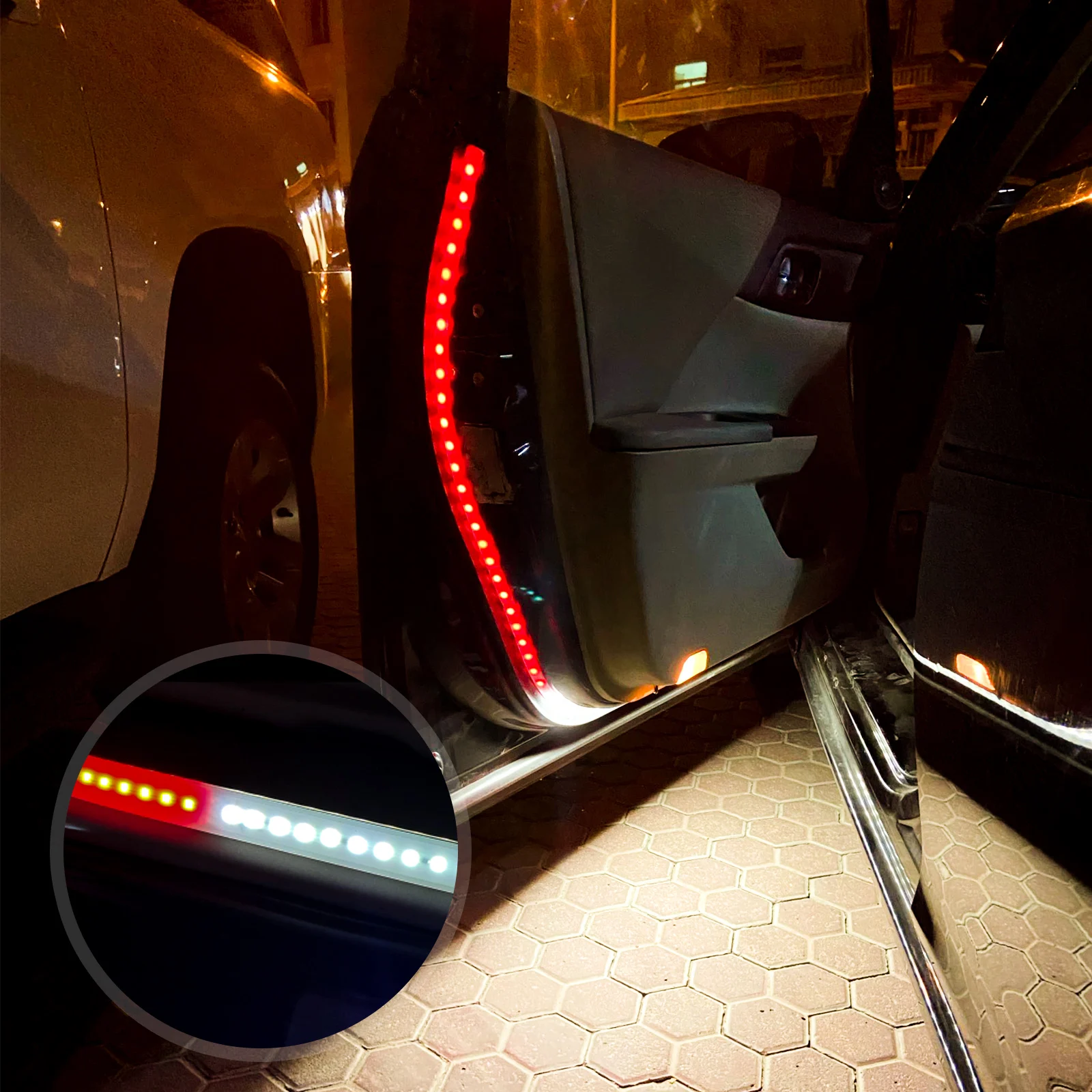 Car Interior Door Welcome Light Led Safety Warning Strobe Signal Lamp Strip 120Cm Waterproof 12V Car Decorative Ambient Lighting
Car Interior Door Welcome Light Led Safety Warning Strobe Signal Lamp Strip 120Cm Waterproof 12V Car Decorative Ambient Lighting
