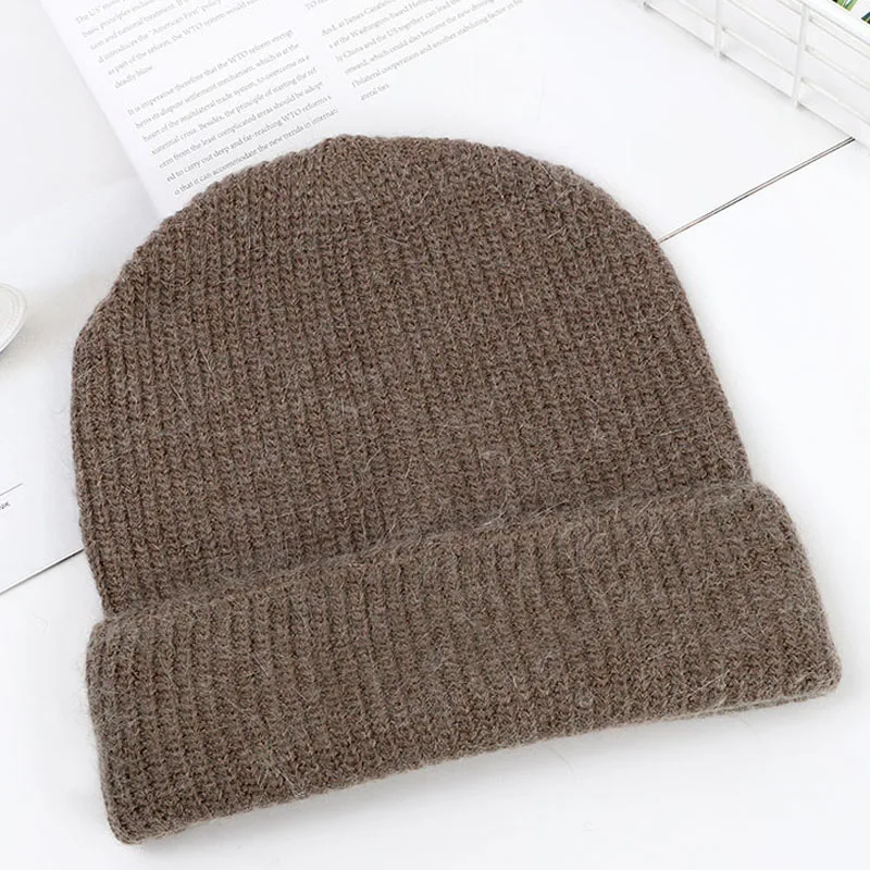 Women knitted Winter Hat Female Warm Rabbit Fur Beanie Girls Solid Bonnet Woman Skullies Beanies Soft Winter Caps Hats
Women knitted Winter Hat Female Warm Rabbit Fur Beanie Girls Solid Bonnet Woman Skullies Beanies Soft Winter Caps Hats