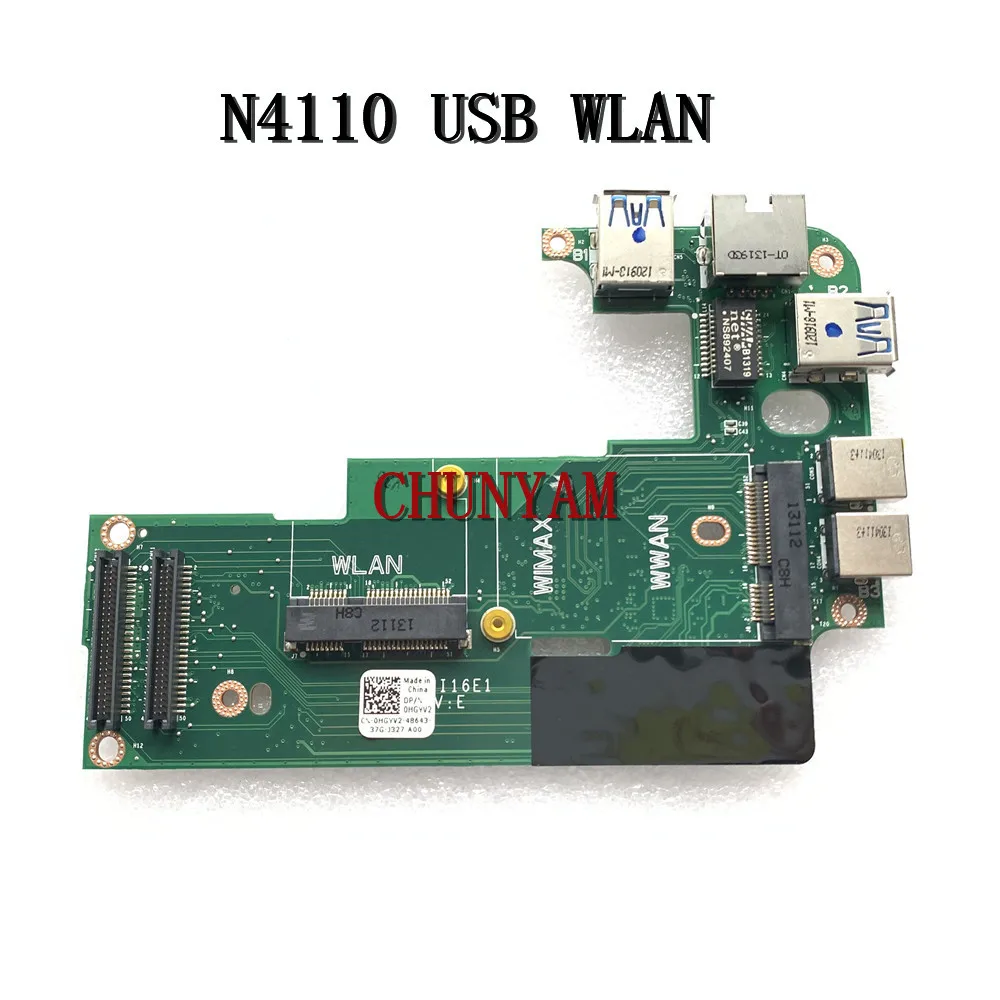 Совершенно новый для Dell Inspiron 14R N4110 аудиоразъем порты USB Wlan IO монтажная плата