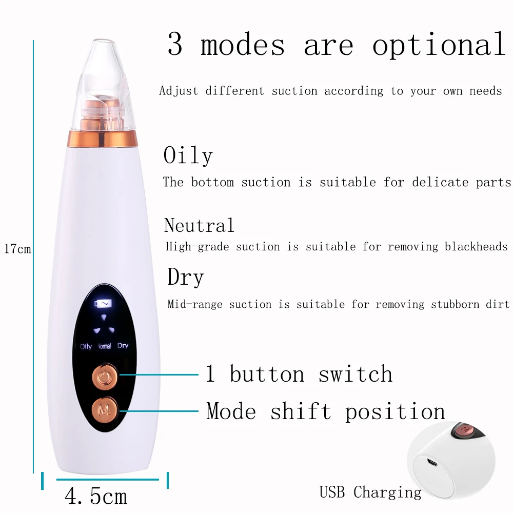 Ultrasonic Facial Skin Scrubber Instrument Black Head Remove Face Ion Deep Face Cleaning Peeling Blackhead Remover Skin Care Kit
Ultrasonic Facial Skin Scrubber Instrument Black Head Remove Face Ion Deep Face Cleaning Peeling Blackhead Remover Skin Care Kit