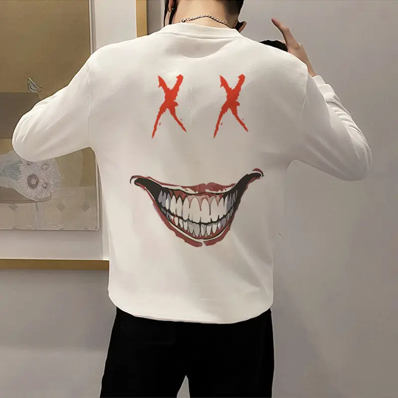 Men's Sweater 2021 New Trendy Long Sleeve T-shirt Thin Bottoming Shirt Men's Spring and Autumn Wear Fashion Brand Top Clothes 
Men's Sweater 2021 New Trendy Long Sleeve T-shirt Thin Bottoming Shirt Men's Spring and Autumn Wear Fashion Brand Top Clothes