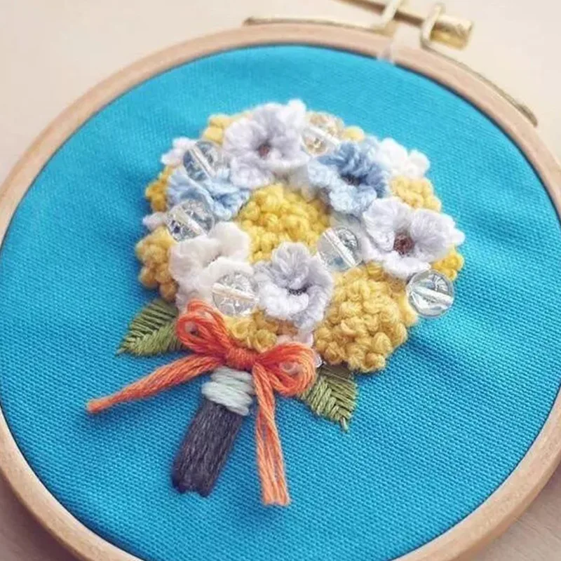 Fluffy Flower Embroidery Kit DIY Needlework Houseplant Needlecraft for Beginner Cross Stitch Artcraft(With Hoop)
Fluffy Flower Embroidery Kit DIY Needlework Houseplant Needlecraft for Beginner Cross Stitch Artcraft(With Hoop)