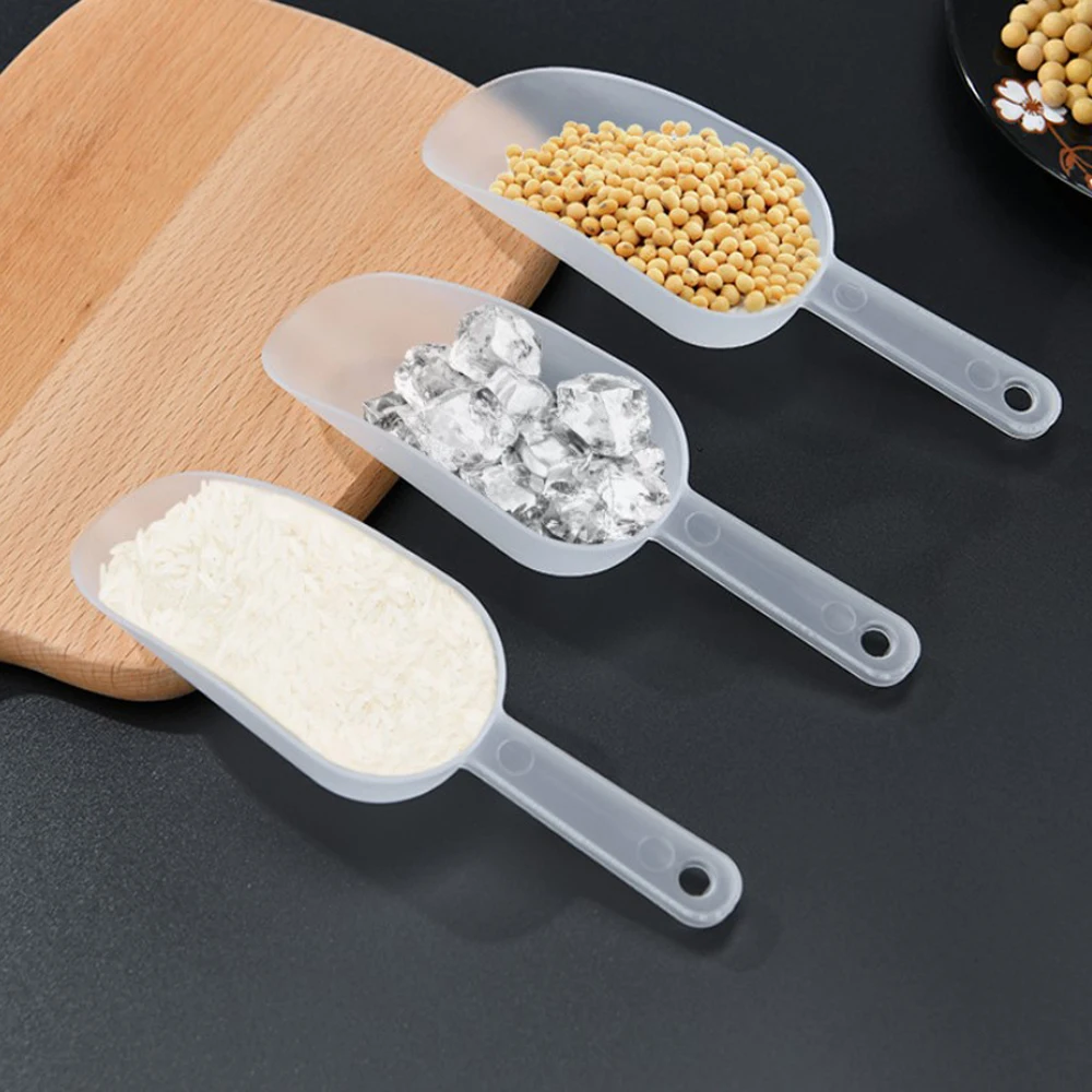Multifunctional Plastic Ice Measuring Scoop Frosted Small Rice Grains Shovel Flour Candy Dessert Coffee Tea Scoop Durable Pantry
Multifunctional Plastic Ice Measuring Scoop Frosted Small Rice Grains Shovel Flour Candy Dessert Coffee Tea Scoop Durable Pantry