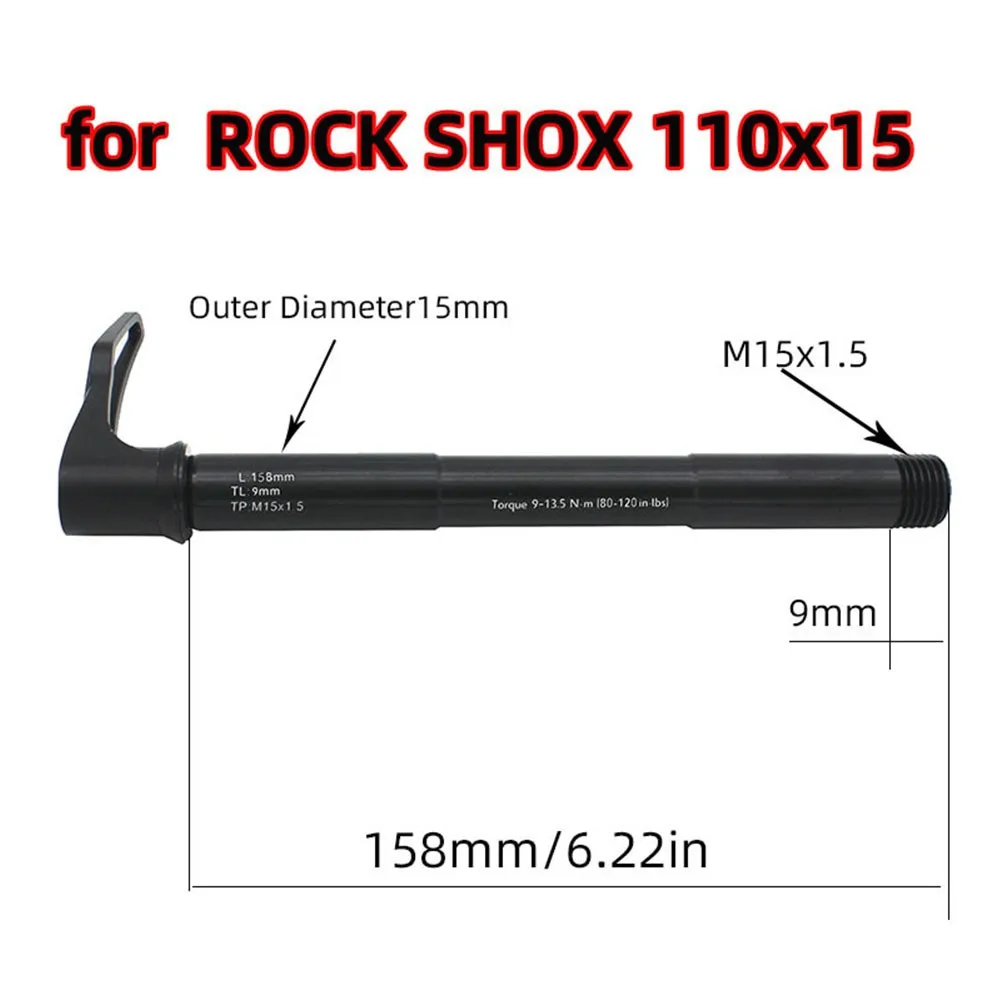 15X110/15X100 Bicycle Front Fork Thru Axle Skewer MTB Road Bike Frame For ROCK SHOX Applicable To Bicycle Wheels Cycling Part
15X110/15X100 Bicycle Front Fork Thru Axle Skewer MTB Road Bike Frame For ROCK SHOX Applicable To Bicycle Wheels Cycling Part