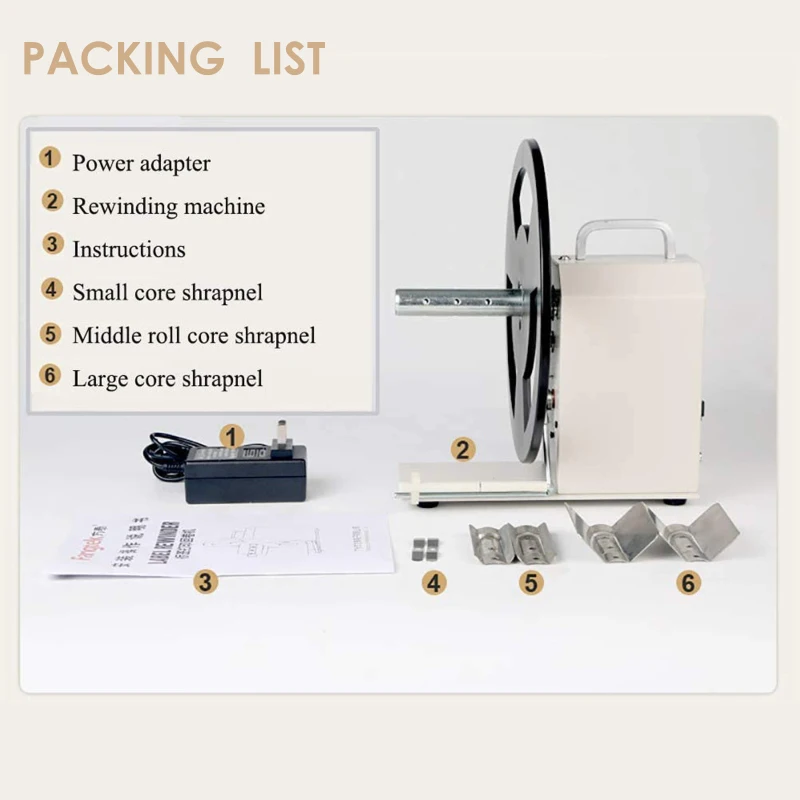 Automatic Label Two-way Rewinder Adjustable Core Frame 1-3 Inches Synchronized With Various Printers
Automatic Label Two-way Rewinder Adjustable Core Frame 1-3 Inches Synchronized With Various Printers