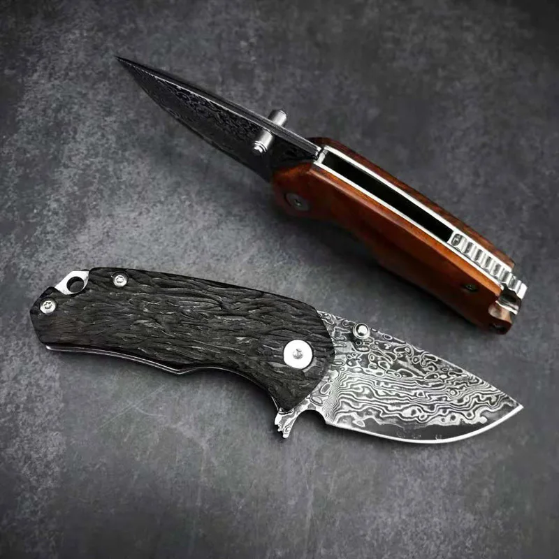 Damascus Steel Folding Knife Wooden Handle Outdoor Hiking HUNTING CAMPING Tactical Self Defense Multifunctional EDC Tool Knives
Damascus Steel Folding Knife Wooden Handle Outdoor Hiking HUNTING CAMPING Tactical Self Defense Multifunctional EDC Tool Knives