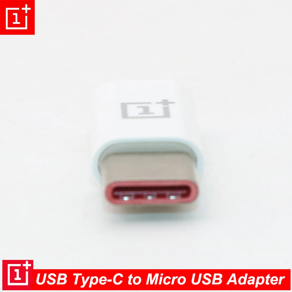 Оригинальный адаптер ONEPLUS USB Type-C к Micro конвертер зарядный кабель трансмиссионная