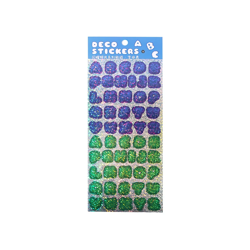1Pc Sparkle Fragment Series Number Letter Butterfly Star Deco PET Laser Stickers Scrapbooking DIY Diary Album Stationery Sticker
1Pc Sparkle Fragment Series Number Letter Butterfly Star Deco PET Laser Stickers Scrapbooking DIY Diary Album Stationery Sticker
