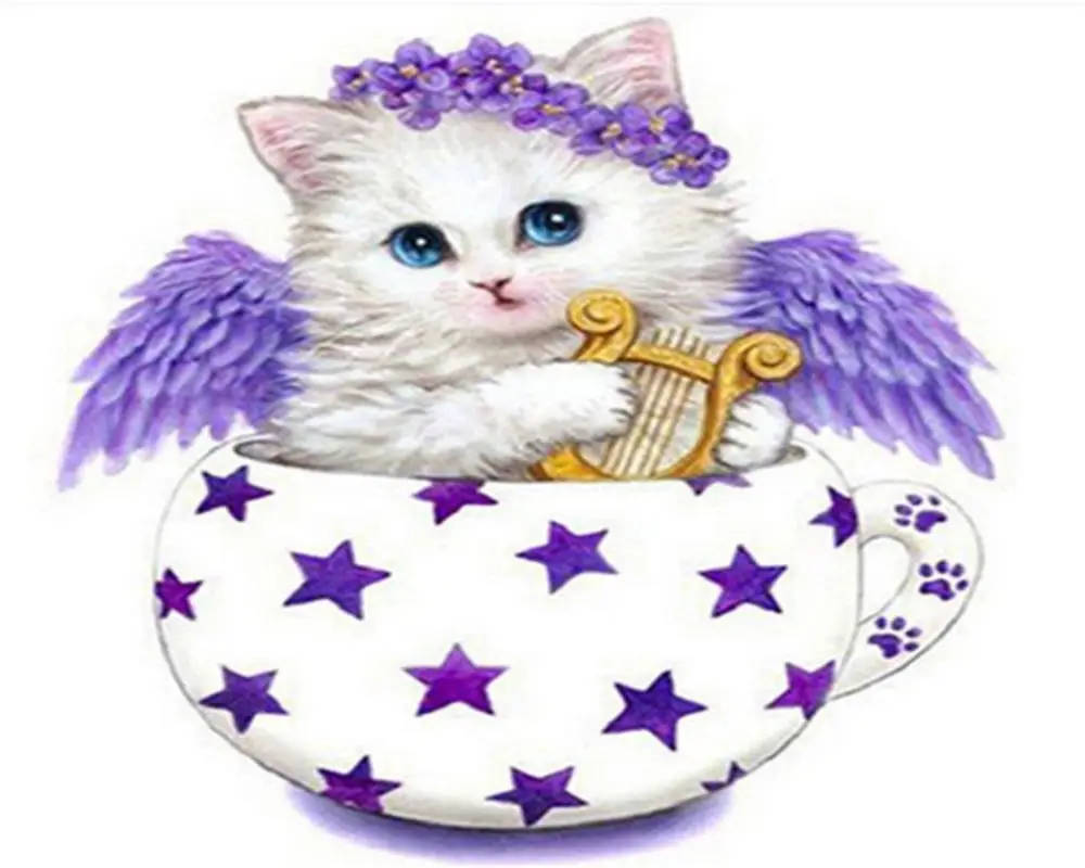 5D DIY Full Square Diamond Painting Painting Cartoon Animals Cats Mosaic Embroidery Cross stitch Embroidery Crafts Decoration
5D DIY Full Square Diamond Painting Painting Cartoon Animals Cats Mosaic Embroidery Cross stitch Embroidery Crafts Decoration
