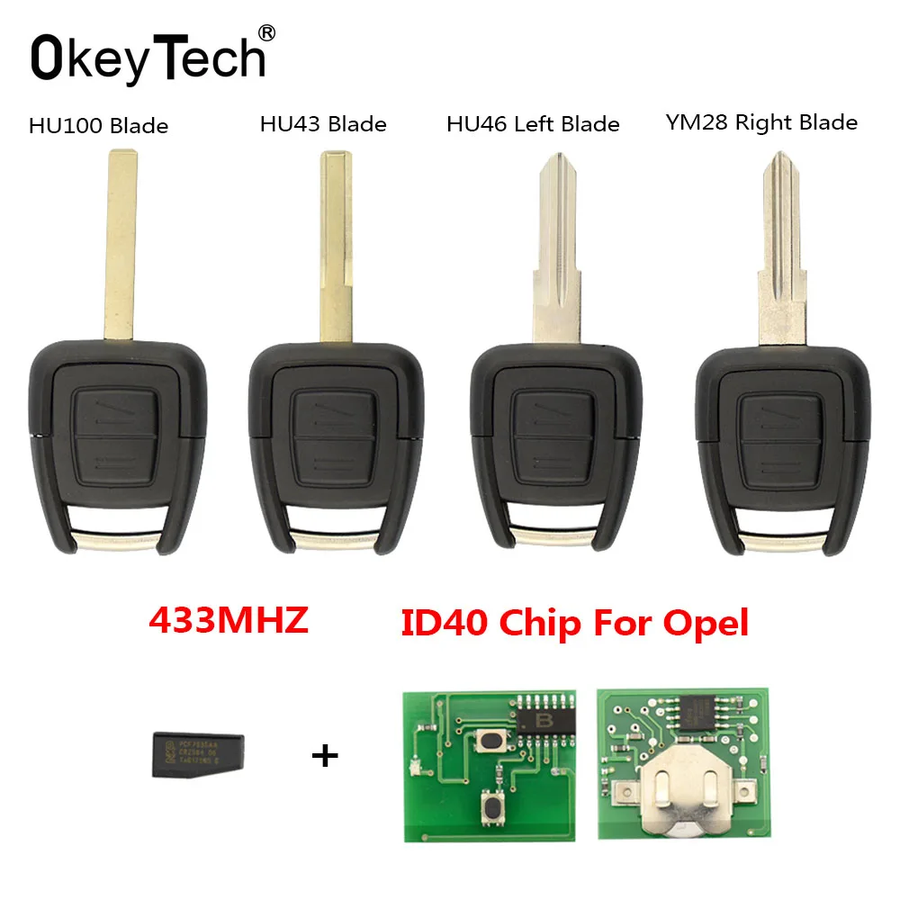 OkeyTech 2BT 433Mhz ID40 Chip Flip Remote Car Key For Vauxhall Opel Astra Vectra Zafira Uncut HU100 HU43 YM28 HU46 Blade 433Mhz
OkeyTech 2BT 433Mhz ID40 Chip Flip Remote Car Key For Vauxhall Opel Astra Vectra Zafira Uncut HU100 HU43 YM28 HU46 Blade 433Mhz