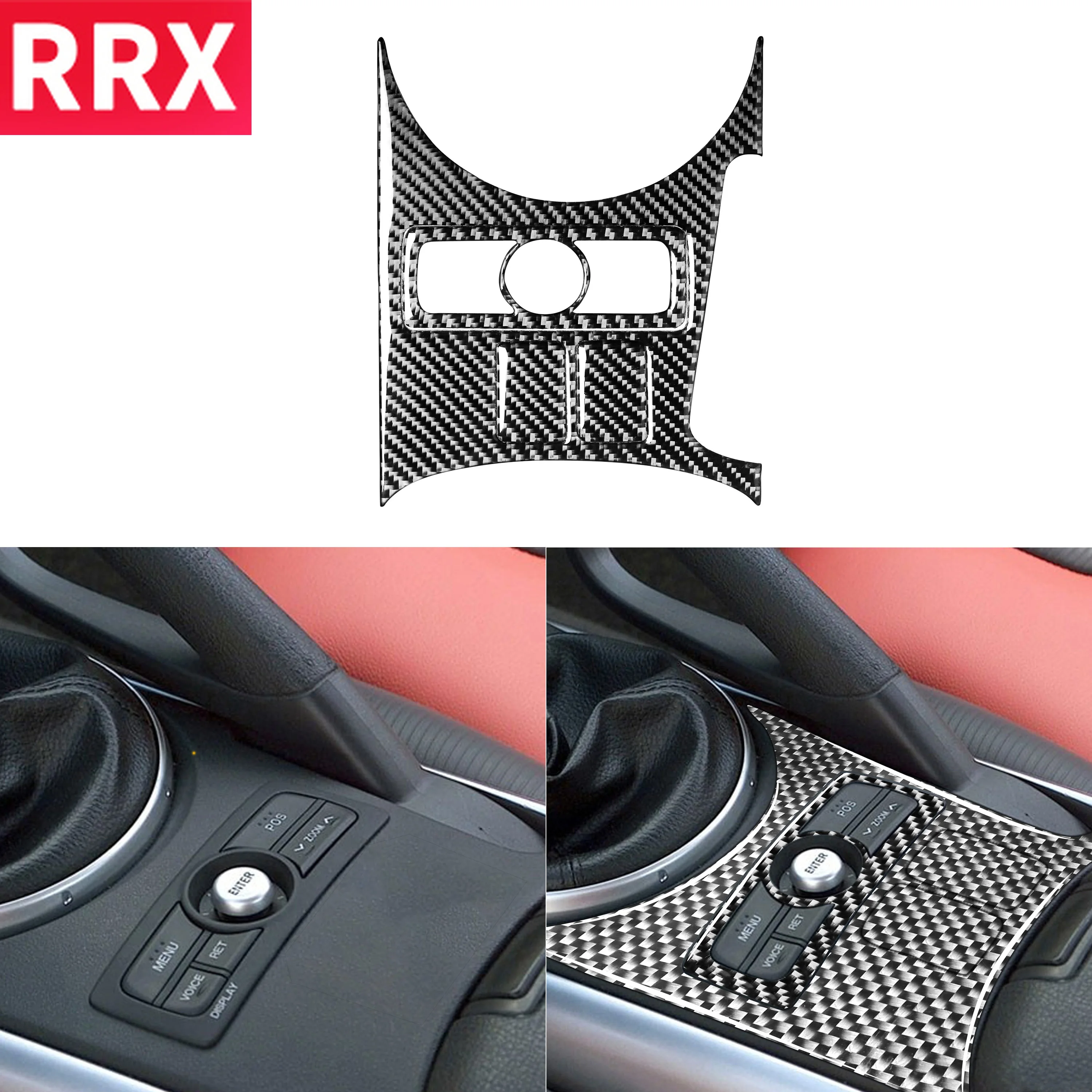 RRX For Mazda RX8 SE3P JM1FE 2004-2008 Accessories Central Control Seat Heating Switch Carbon Fiber Modified Interior Sticker
RRX For Mazda RX8 SE3P JM1FE 2004-2008 Accessories Central Control Seat Heating Switch Carbon Fiber Modified Interior Sticker