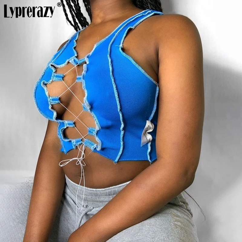 Lyprerazy для женщин пикантные в рубчик со шнуровкой Горячая топы на бретельках без рукавов, майка, топ, жилет Модные вечерние клубный кроп-топ Л...
Lyprerazy для женщин пикантные в рубчик со шнуровкой Горячая топы на бретельках без рукавов, майка, топ, жилет Модные вечерние клубный кроп-топ Л...