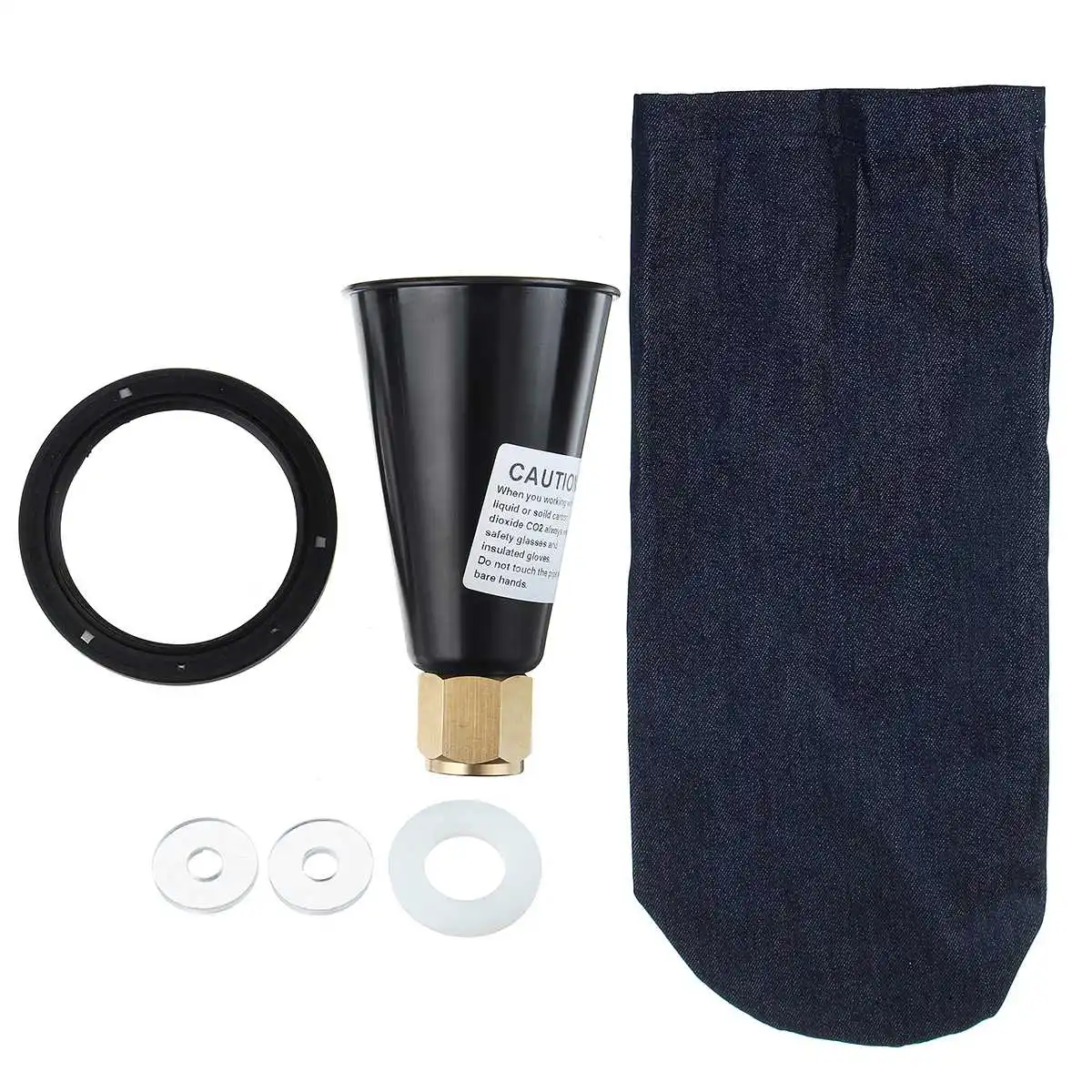 NEW Dry Ice Maker Basic Edition Standard Thread Valve CGA320 Plastic Cone+Collection Bag For 1kg+O-ring Seal
NEW Dry Ice Maker Basic Edition Standard Thread Valve CGA320 Plastic Cone+Collection Bag For 1kg+O-ring Seal