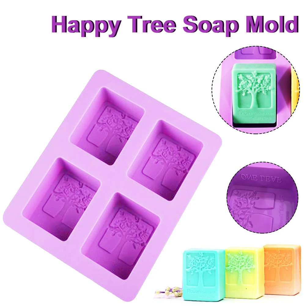 3D DIY Happy Tree Silicone Soap Mold Craft Molds Handmade Soap Mould Food-grade Silicone Molds Bake A Cake Baking Mold Tools
3D DIY Happy Tree Silicone Soap Mold Craft Molds Handmade Soap Mould Food-grade Silicone Molds Bake A Cake Baking Mold Tools