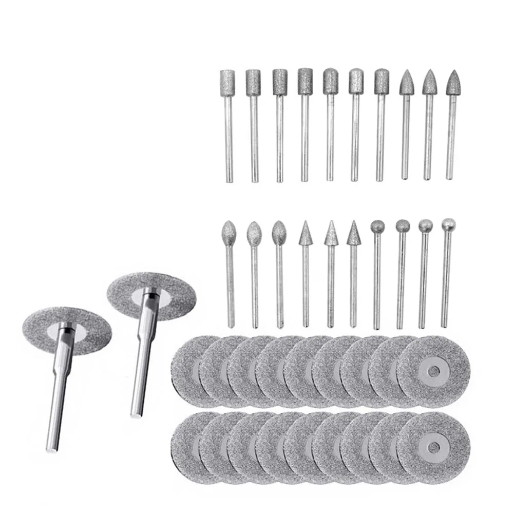 42pcs Diamond Grinding Cutting Carving Bit Set For Rotary Tool Stone Tile Glass For Cutting Engraving Grinding
42pcs Diamond Grinding Cutting Carving Bit Set For Rotary Tool Stone Tile Glass For Cutting Engraving Grinding