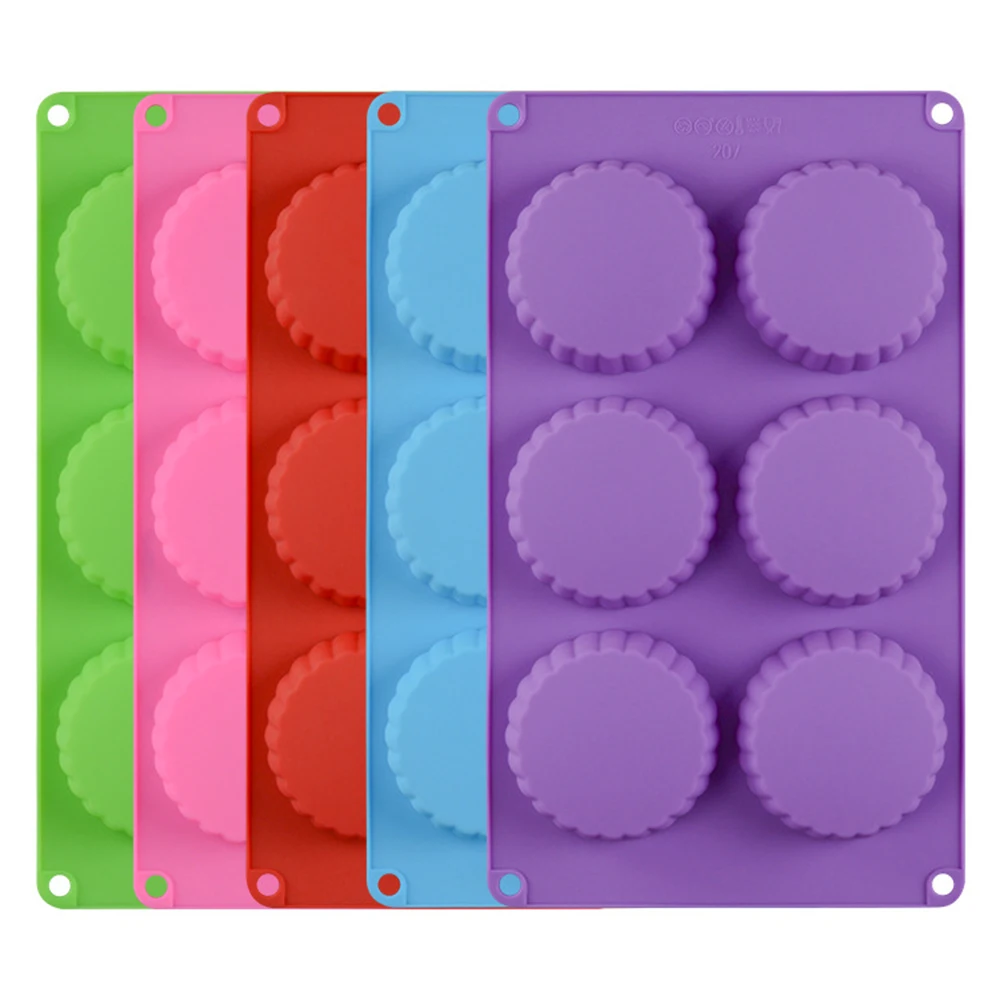 6 Cavity Silicone Mini Pie Pan/Mold Mini Tart Pan Tartlet Pans Fluted Quiche Pans Chocolate/Cookie/Candy Mold Soap
6 Cavity Silicone Mini Pie Pan/Mold Mini Tart Pan Tartlet Pans Fluted Quiche Pans Chocolate/Cookie/Candy Mold Soap