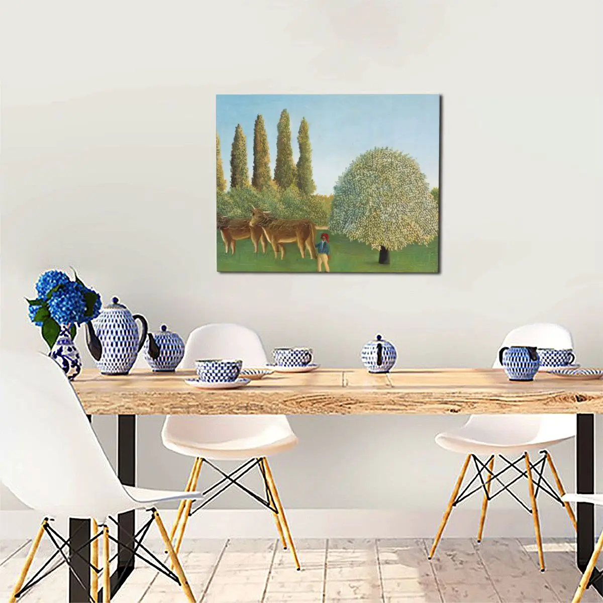 Henri Rousseau Painting New Special Decoration Pictures Wood Christmas Room Decor
Henri Rousseau Painting New Special Decoration Pictures Wood Christmas Room Decor
