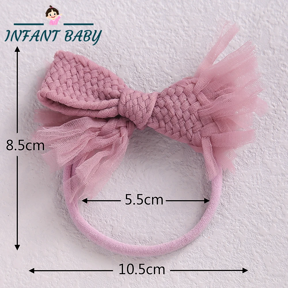2021 New Baby Bow Headbands Soft Nylon Cotton Headband Newborn Kids Elastic Hair Bands For Children Turban Bows Hair Accessories
2021 New Baby Bow Headbands Soft Nylon Cotton Headband Newborn Kids Elastic Hair Bands For Children Turban Bows Hair Accessories