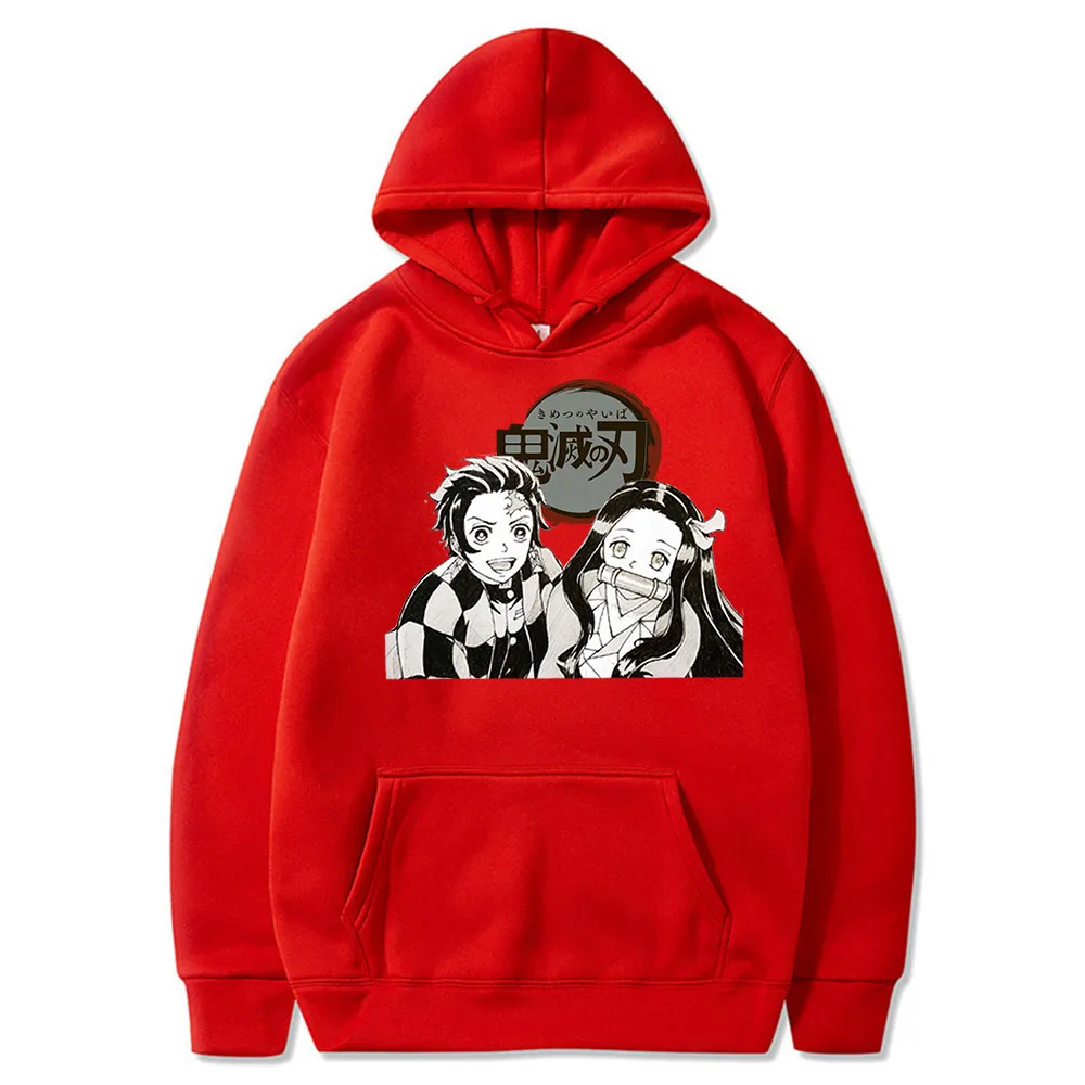 Demon Slayer Nezuko And Tanjiro Print Hoodie Women Autumn Hooded Sweatshirt Men Casual Oversize Pullovers On Hotsale
Demon Slayer Nezuko And Tanjiro Print Hoodie Women Autumn Hooded Sweatshirt Men Casual Oversize Pullovers On Hotsale