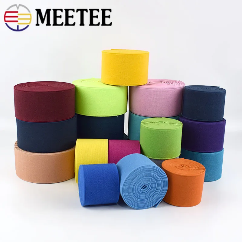 3/5Meter Meetee 5cm Width Elastic Band Trousers Skirt Waistband Tape Rubber Belt Diy Sewing Shoes Pants Clothing Accessories
3/5Meter Meetee 5cm Width Elastic Band Trousers Skirt Waistband Tape Rubber Belt Diy Sewing Shoes Pants Clothing Accessories