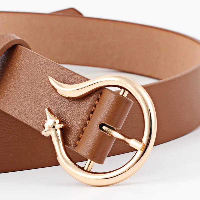 PU Leather Women Belt Fashion Luxury Brand Belt for Women Round Pin Buckle Vintage Round Buckle Jeans Belt Female Girls
PU Leather Women Belt Fashion Luxury Brand Belt for Women Round Pin Buckle Vintage Round Buckle Jeans Belt Female Girls