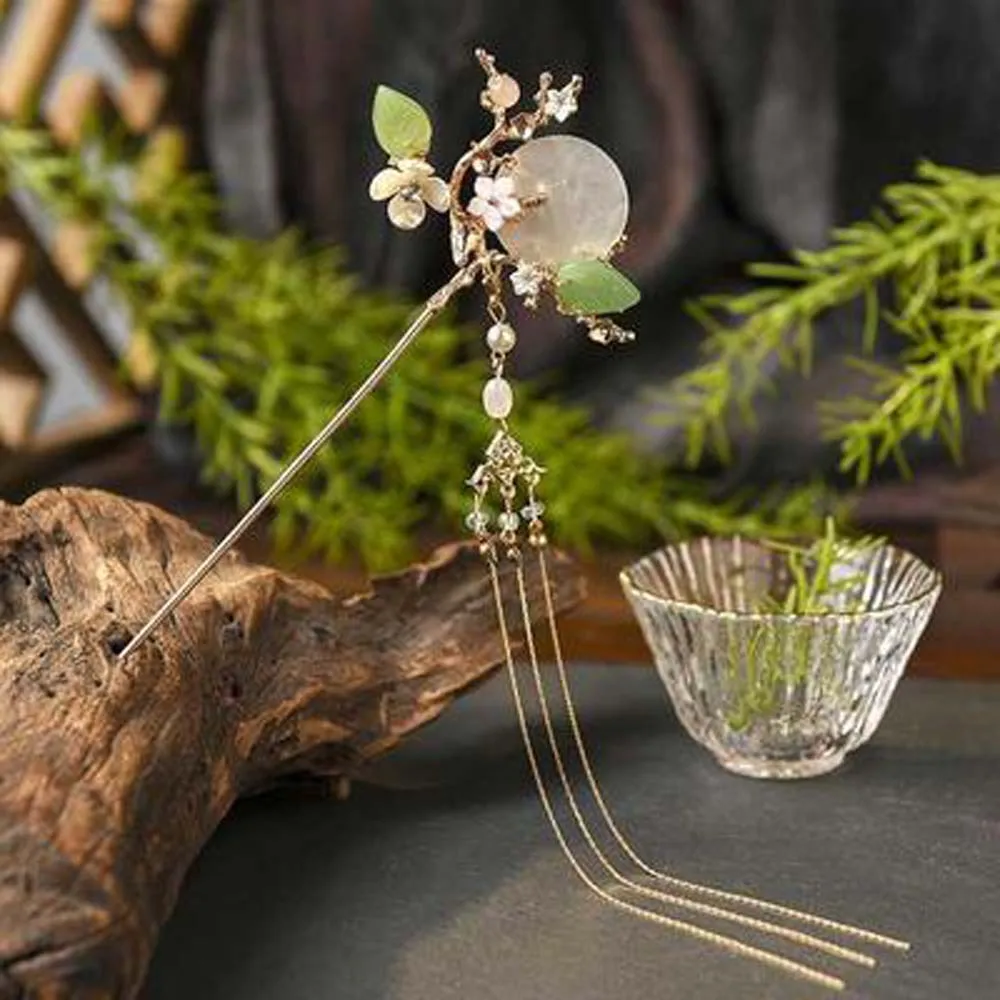 Hanfu Headdress Flower Hairpin Super Fairy Antiquity Long Tassel Step Shake Hair Stick Hair Clip Handwork Hair Accessories
Hanfu Headdress Flower Hairpin Super Fairy Antiquity Long Tassel Step Shake Hair Stick Hair Clip Handwork Hair Accessories