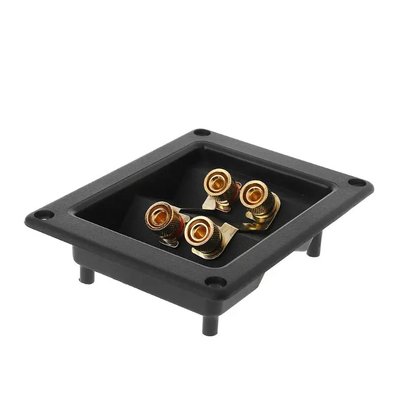 Terminal Cup Connector 266 Parts Express Binding Posts Gold Banana Jacks Recessed Bi-Amp Speaker Box Black B95C
Terminal Cup Connector 266 Parts Express Binding Posts Gold Banana Jacks Recessed Bi-Amp Speaker Box Black B95C