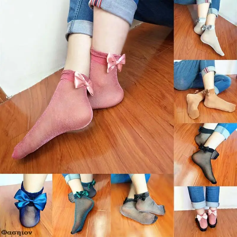 Glitter Mesh Silk Ribbon Butterfly Sexy Hot Shiny Crystal Glass Elastic Bow Knot Bow Tie Harajuku Cute Socks
Glitter Mesh Silk Ribbon Butterfly Sexy Hot Shiny Crystal Glass Elastic Bow Knot Bow Tie Harajuku Cute Socks