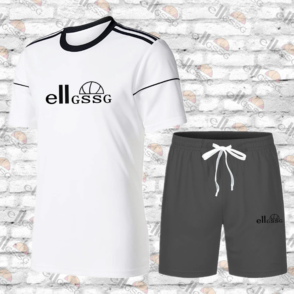 Summer Men's Casual Sports Tshirt Striped Letter Printing Brand Sports Suit High Quality Elastic Waist Fitness Shorts Size S-3XL
Summer Men's Casual Sports Tshirt Striped Letter Printing Brand Sports Suit High Quality Elastic Waist Fitness Shorts Size S-3XL