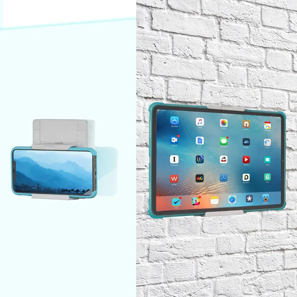 TFY Wall Tablet Holder Mount for Tablets and Smartphones, Fits on Kitchen, Bathroom, Bedroom, Readingroom and more -White
TFY Wall Tablet Holder Mount for Tablets and Smartphones, Fits on Kitchen, Bathroom, Bedroom, Readingroom and more -White