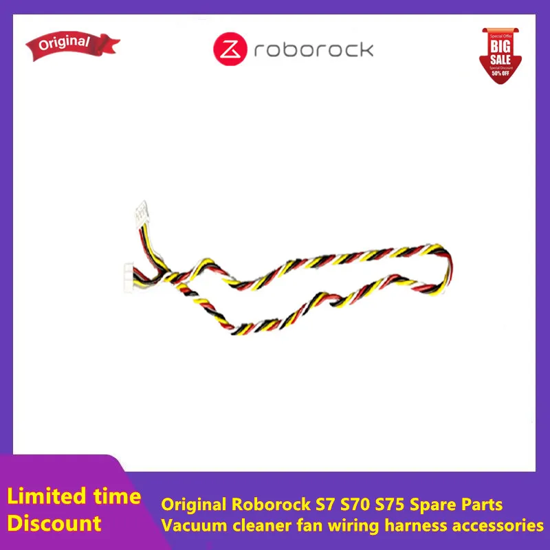 Brand new 100% original Roborock S7 S70 S75 vacuum cleaner robot fan wiring harness spare parts accessories
Brand new 100% original Roborock S7 S70 S75 vacuum cleaner robot fan wiring harness spare parts accessories