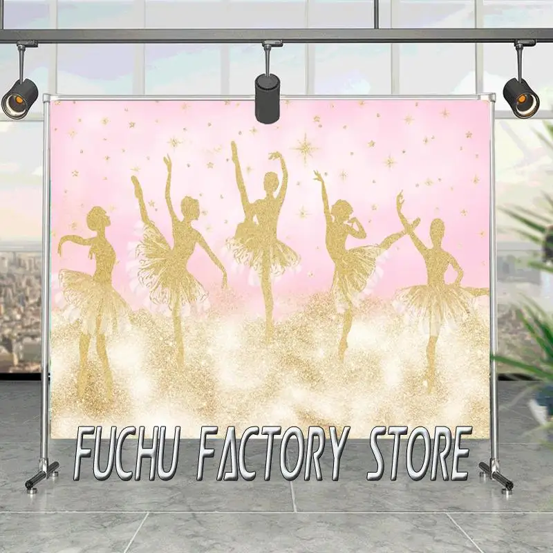 Gold Princess Backdrops For Photography Pink Ballet Dancing Girl Birthday Party Photo Background Photocall Photo Studio Vinyl
Gold Princess Backdrops For Photography Pink Ballet Dancing Girl Birthday Party Photo Background Photocall Photo Studio Vinyl