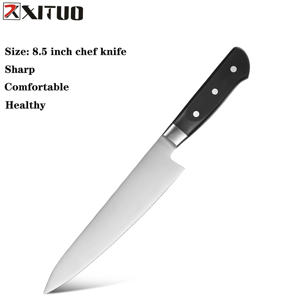 XITUO Chef Knives 8.5 Inch Stainless Steel Meat Cleaver Sharp Blade Multi-function Knife Fruit Knife Special Vegetable Cutter
XITUO Chef Knives 8.5 Inch Stainless Steel Meat Cleaver Sharp Blade Multi-function Knife Fruit Knife Special Vegetable Cutter