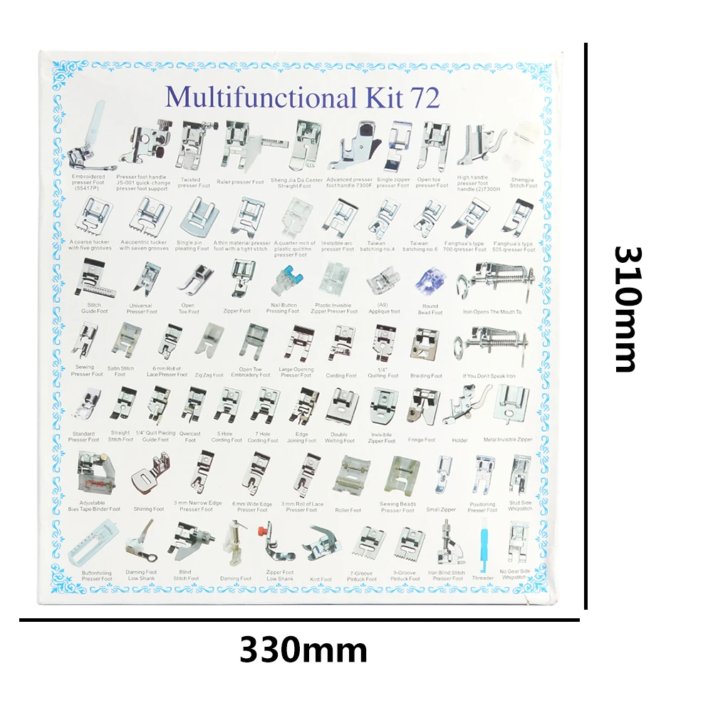 Practical Presser Foot Rolled Hem Curling Pressure Feet Braiding Stitch Sewing Machine for Household Sewing Ornament
Practical Presser Foot Rolled Hem Curling Pressure Feet Braiding Stitch Sewing Machine for Household Sewing Ornament