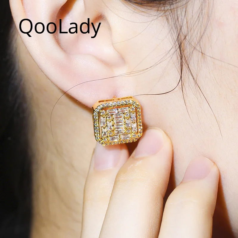 QooLady 2020 корейский квадратный дизайн высшего качества белый кубический циркон золотые серьги-гвоздики для женщин девушек ювелирные изделия ...
QooLady 2020 корейский квадратный дизайн высшего качества белый кубический циркон золотые серьги-гвоздики для женщин девушек ювелирные изделия ...